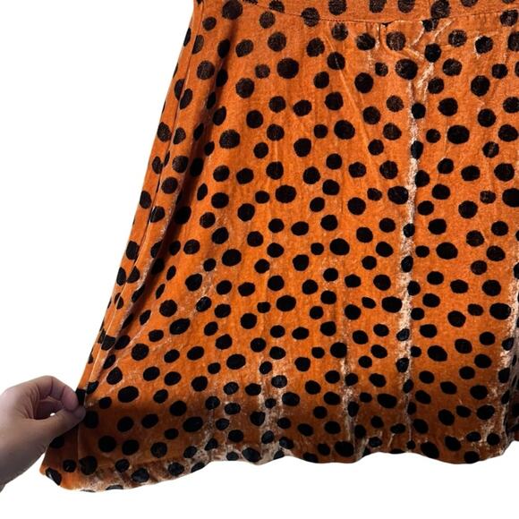 Madewell Velvet Circle Mini Skirt Size 4 - Picture 8 of 9